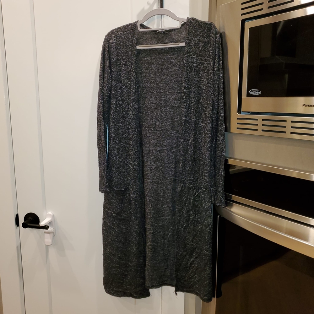 Ambiance Charcoal Knit Cardigan